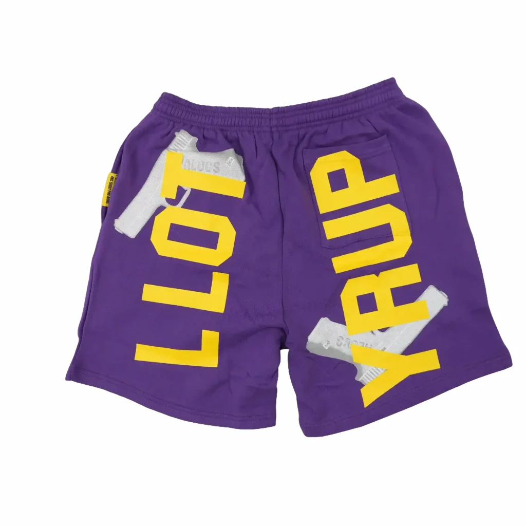 Cough Syrup Glock Shorts Purple