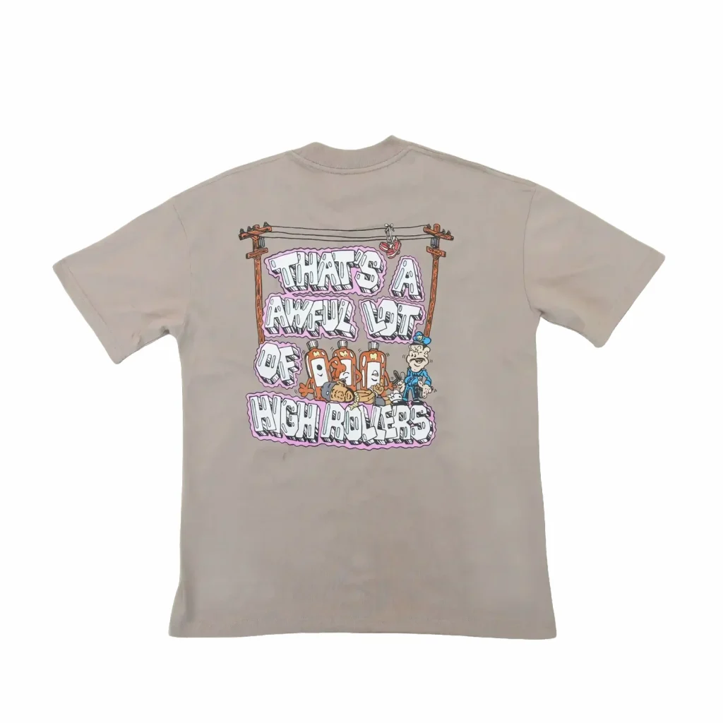 High Rollers Tee Taupe