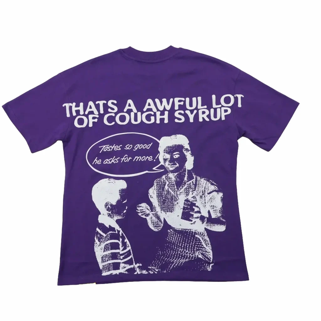 Cough Syrup Better Than Whiskey Tee Purple