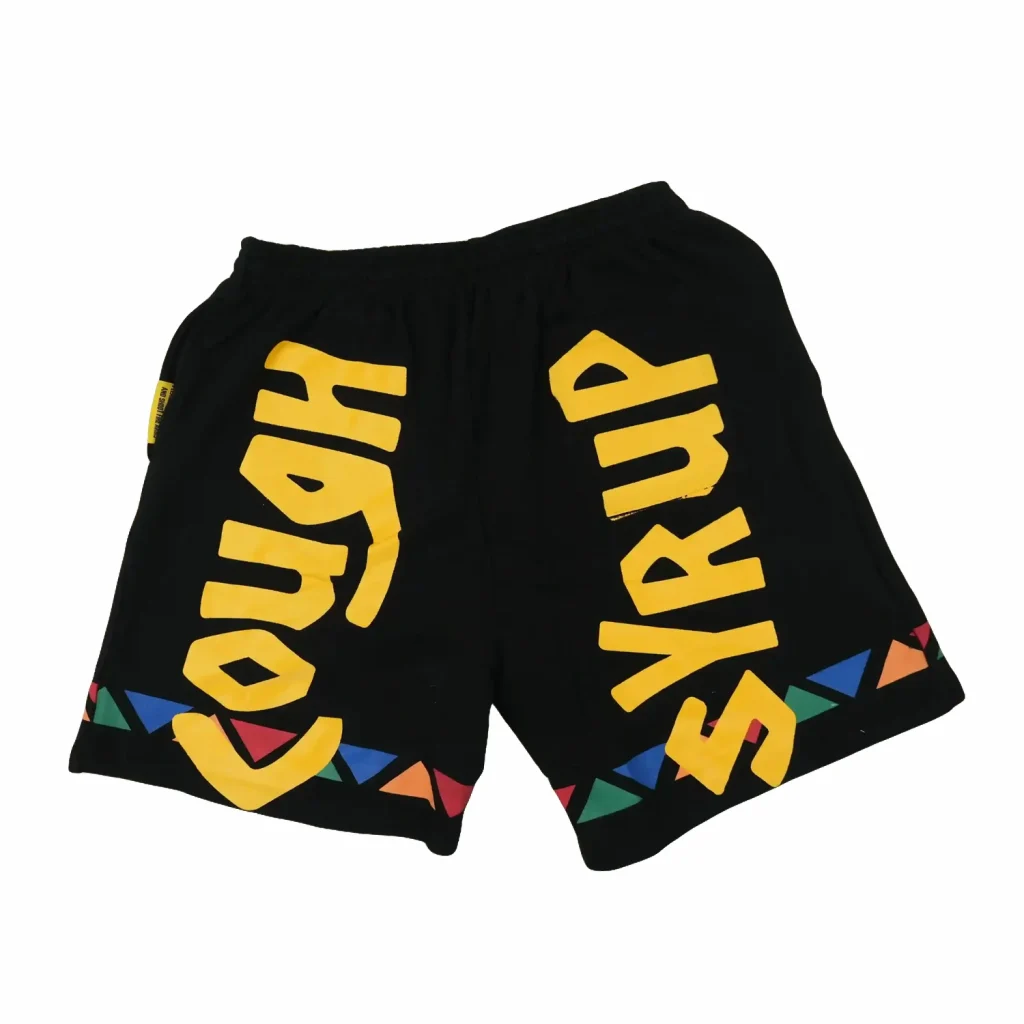 Cough Syrup Tribal Shorts Black