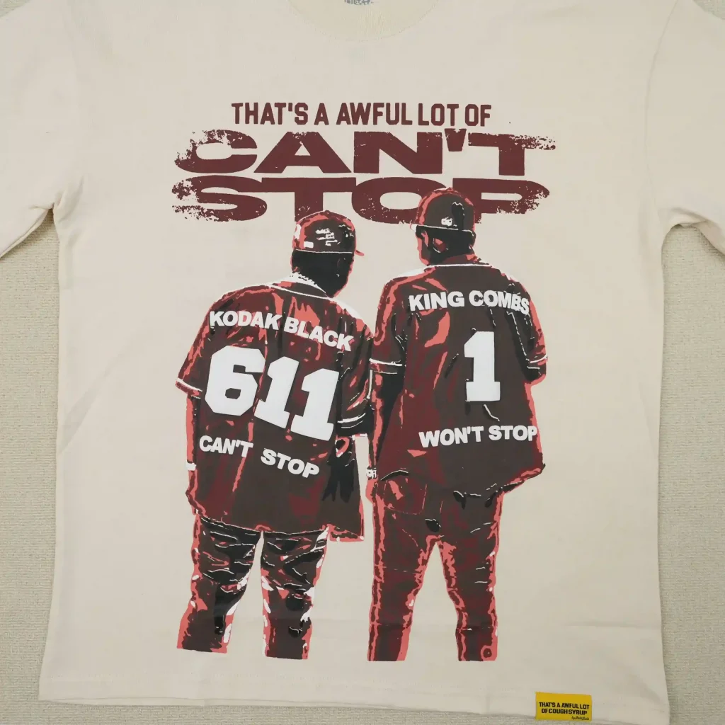 Cant Stop Tee Kodak Black X King Combs