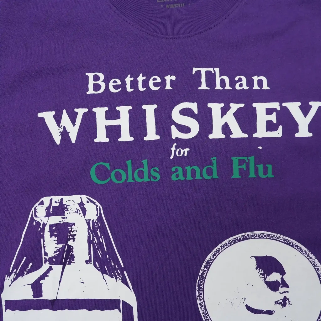 Cough Syrup Better Than Whiskey Tee Purple
