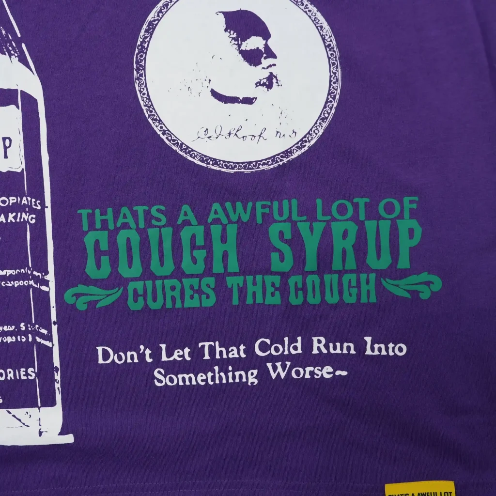 Cough Syrup Better Than Whiskey Tee Purple
