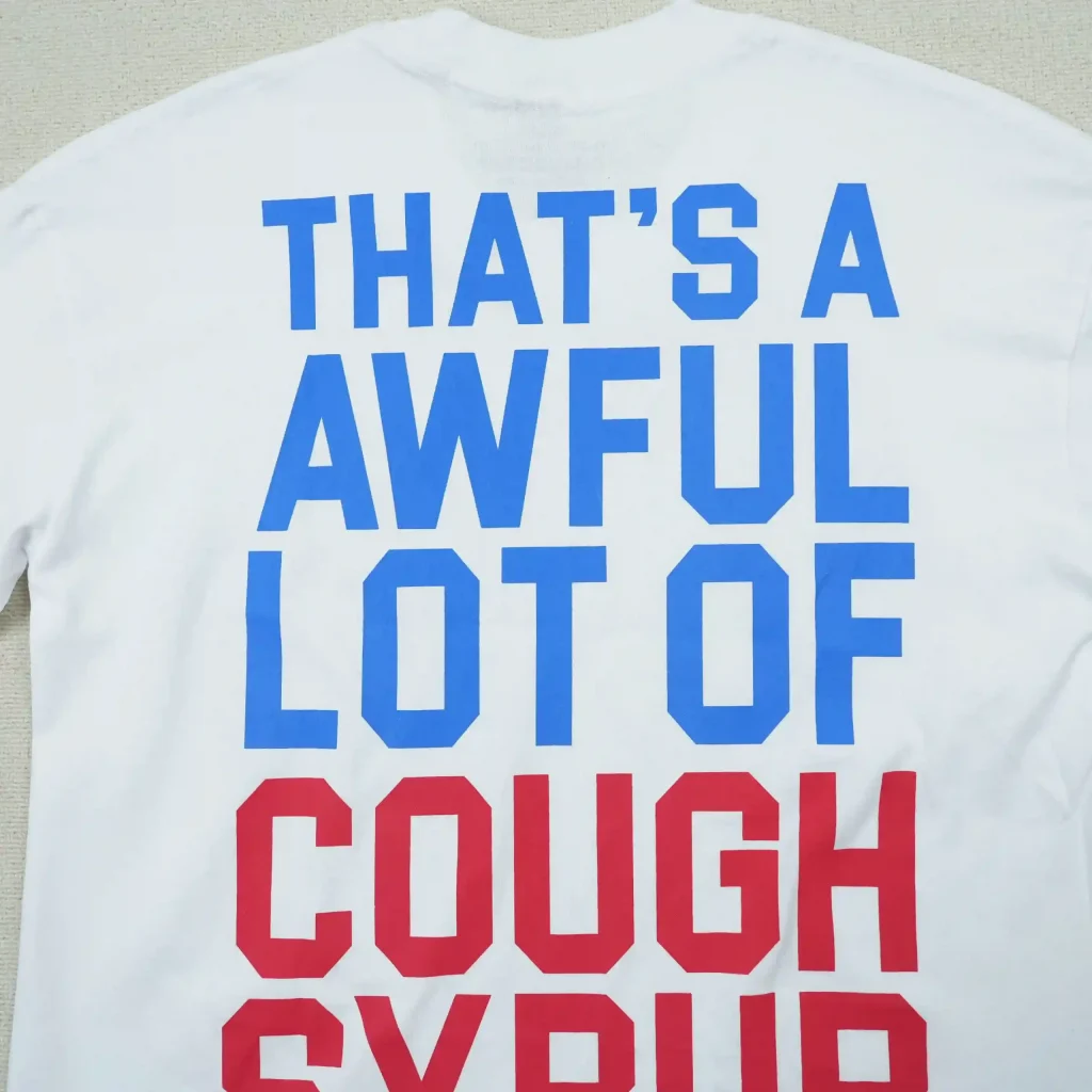 Cough Syrup Breakfast Of Champions Tee White