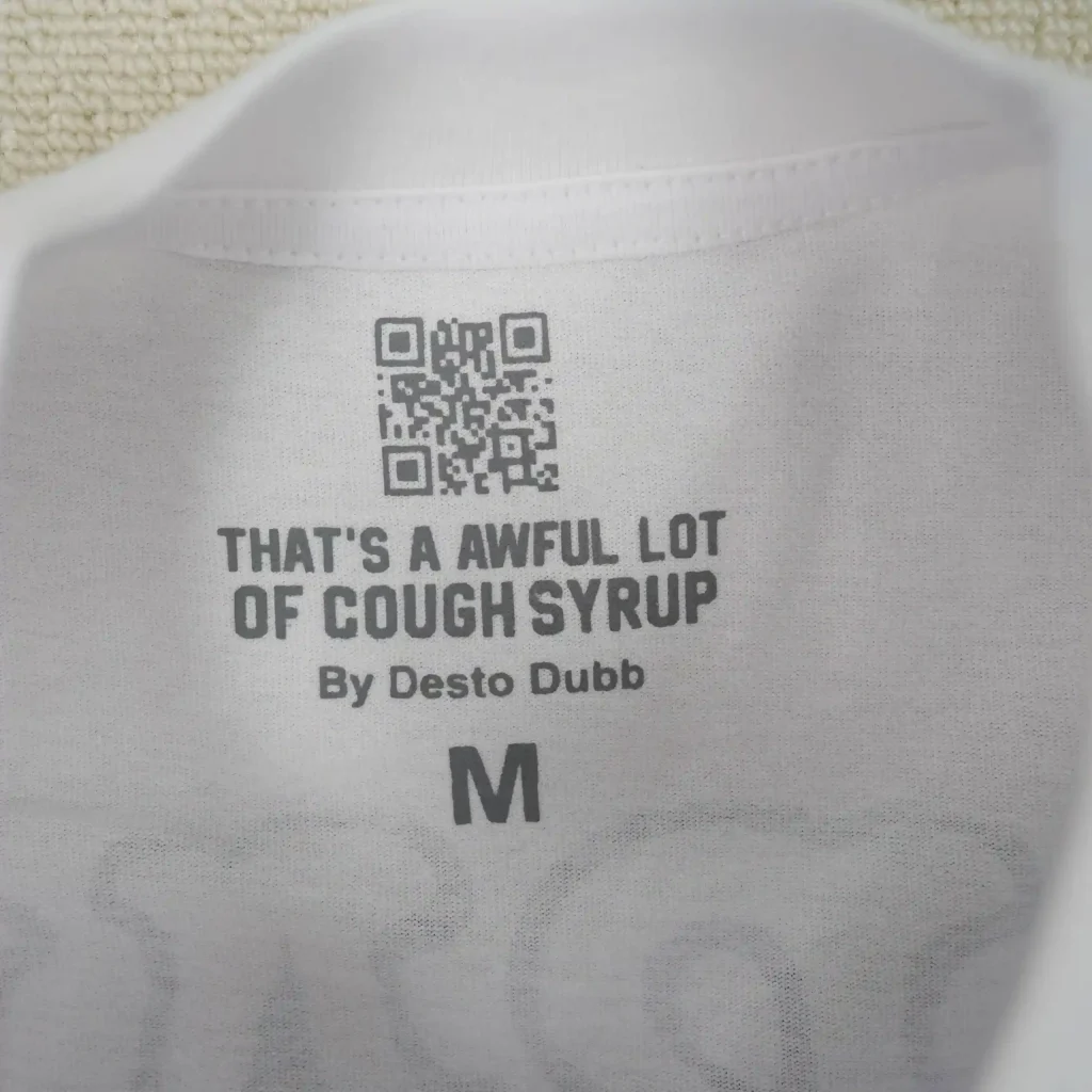 Cough Syrup Cesar E Chavez Tee White