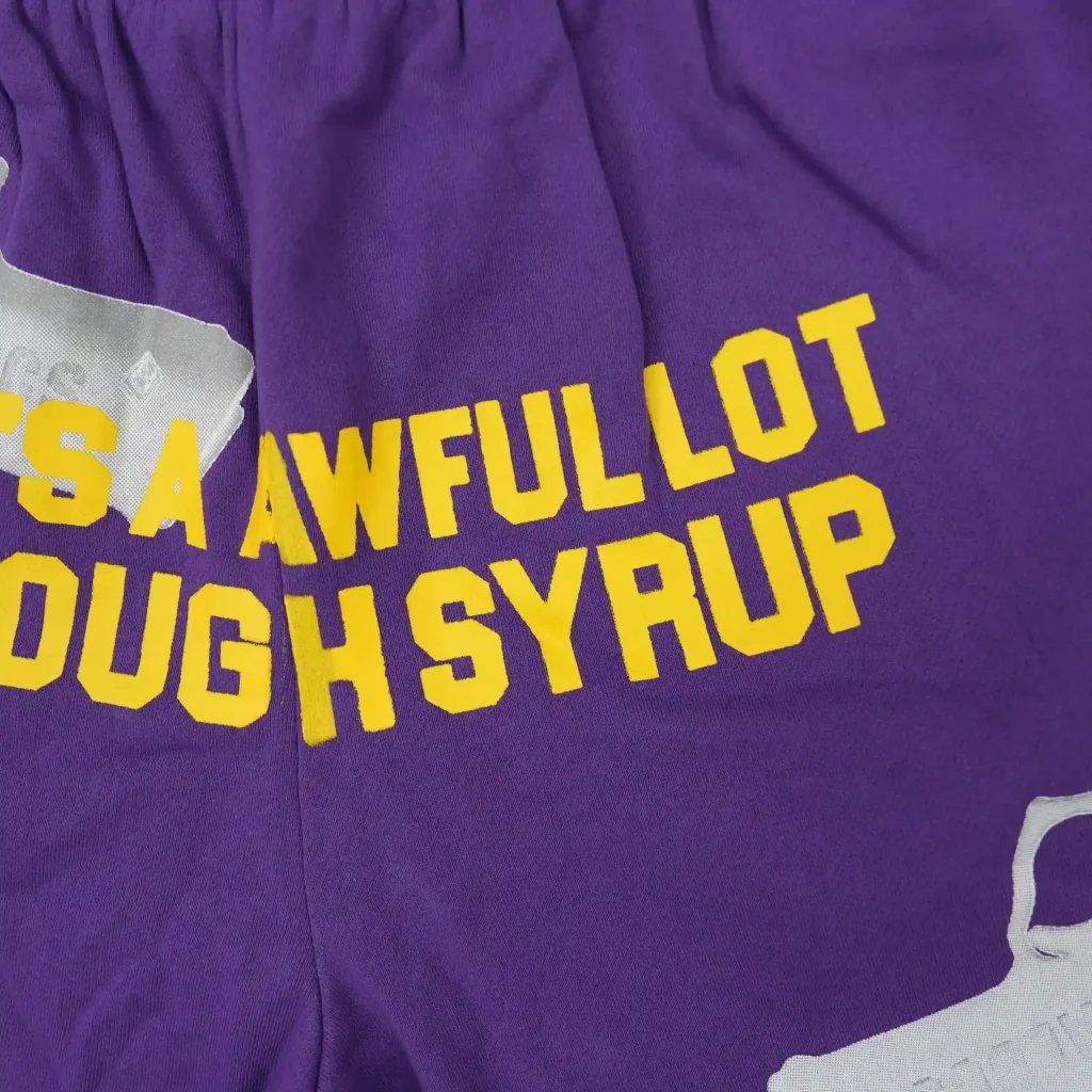 Cough Syrup Glock Shorts Purple
