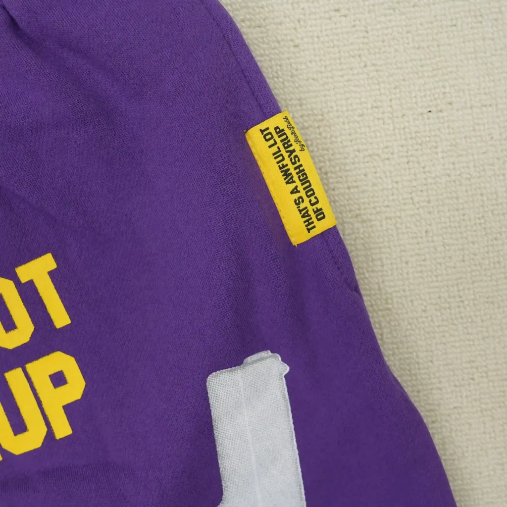 Cough Syrup Glock Shorts Purple