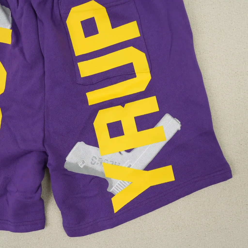 Cough Syrup Glock Shorts Purple