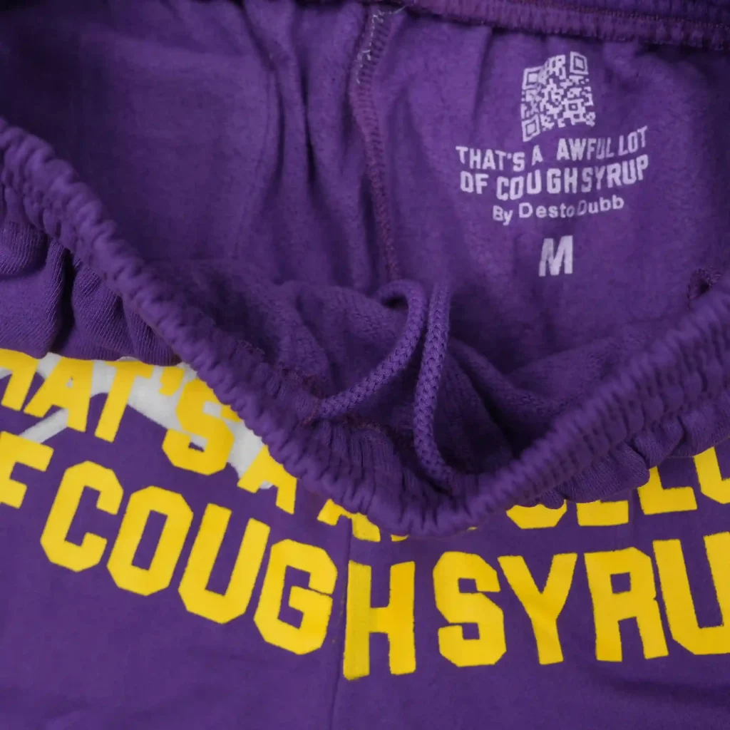 Cough Syrup Glock Shorts Purple