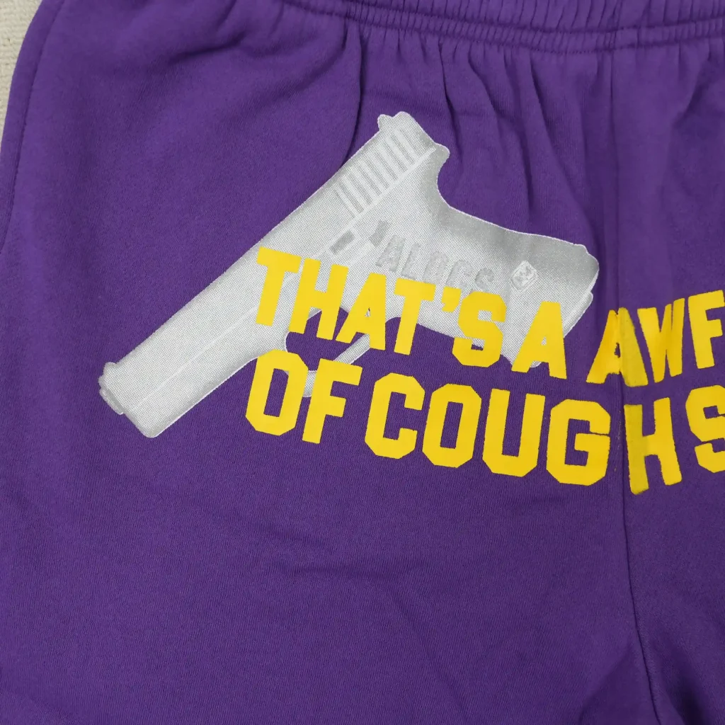 Cough Syrup Glock Shorts Purple