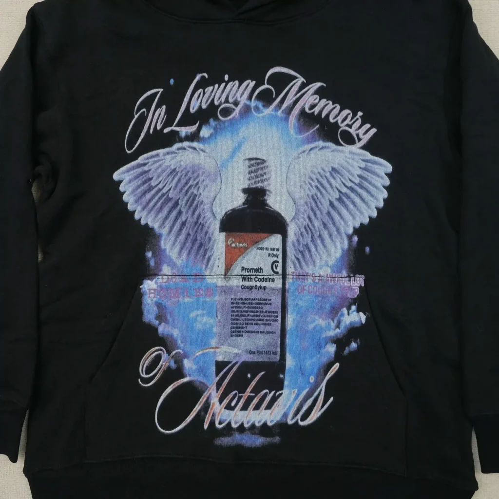 Cough Syrup In Loving Memory Of Actavis Hoodie Black