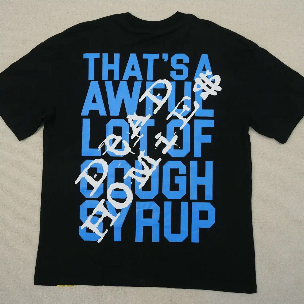 Cough Syrup In Loving Memory Of Actavis Tee Black