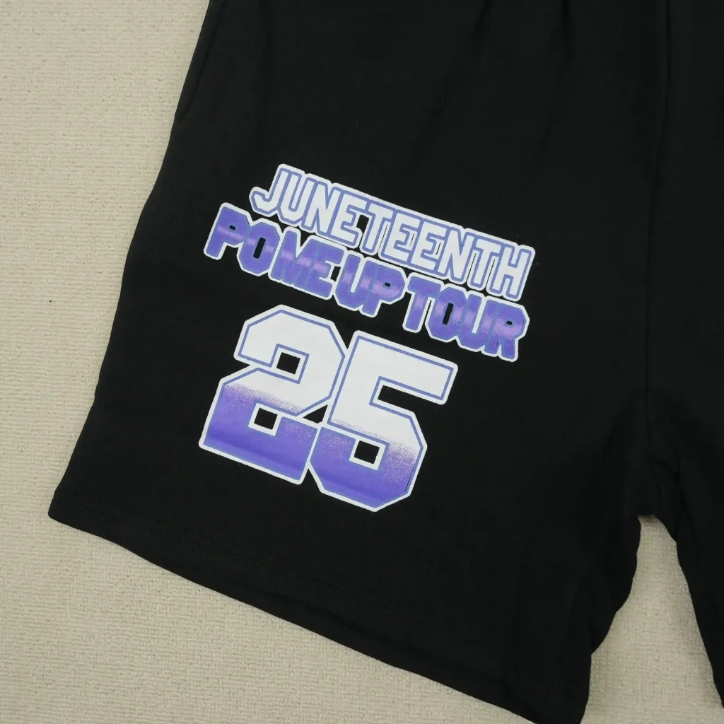 Cough Syrup Juneteenth Poured Up Tour Shorts Black
