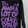 Cough Syrup Skeleton Hoodie Black