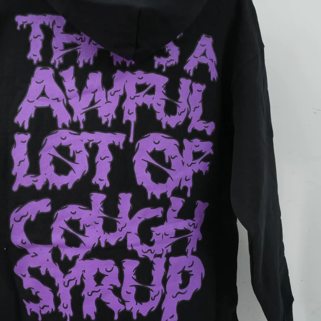 Cough Syrup Skeleton Hoodie Black
