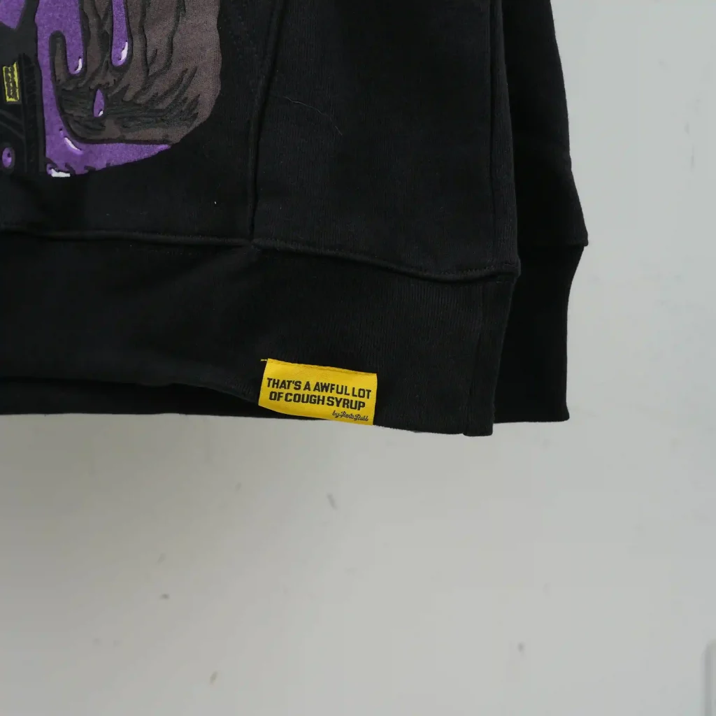 Cough Syrup Skeleton Hoodie Black