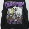Cough Syrup Skeleton Hoodie Black