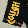 Cough Syrup Tribal Shorts Black