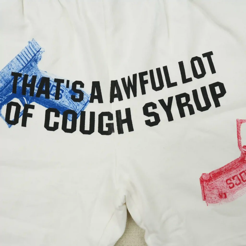Cough Syrup White Shorts