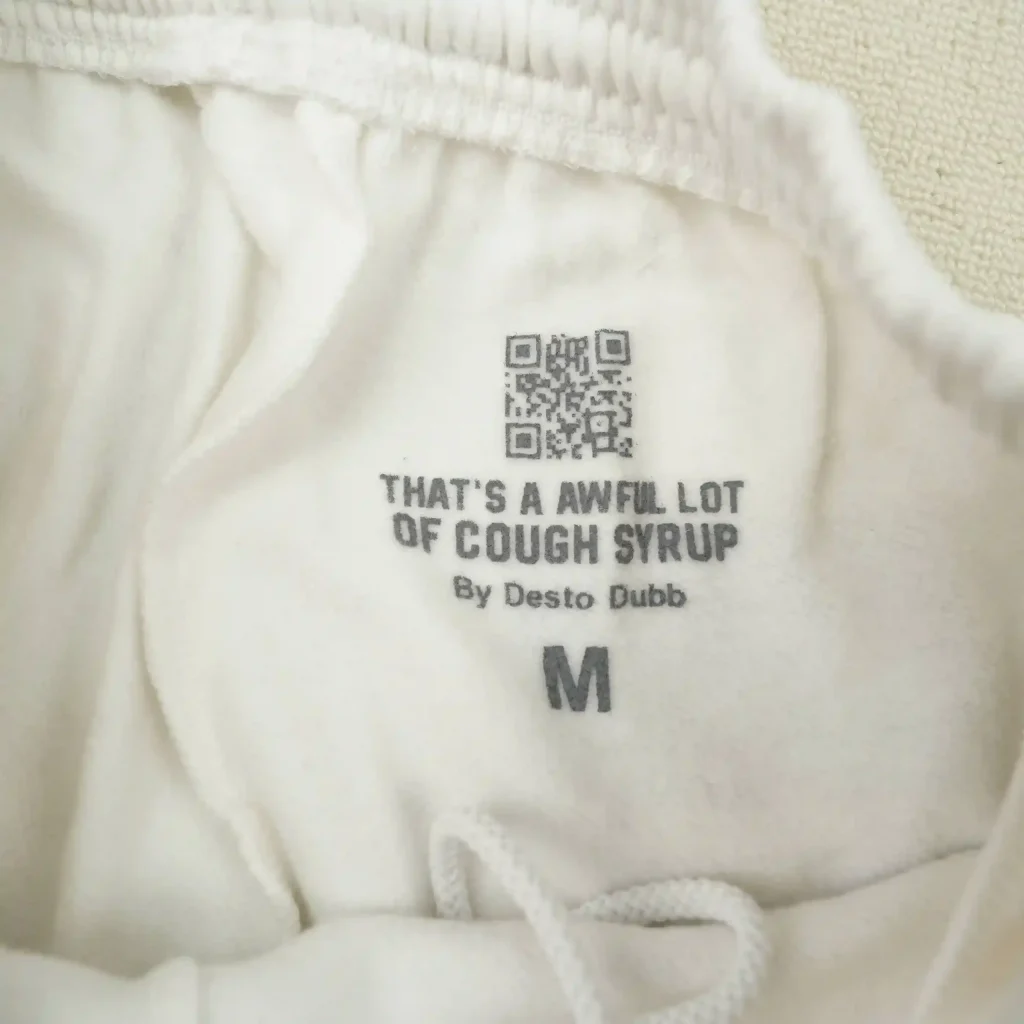 Cough Syrup White Shorts