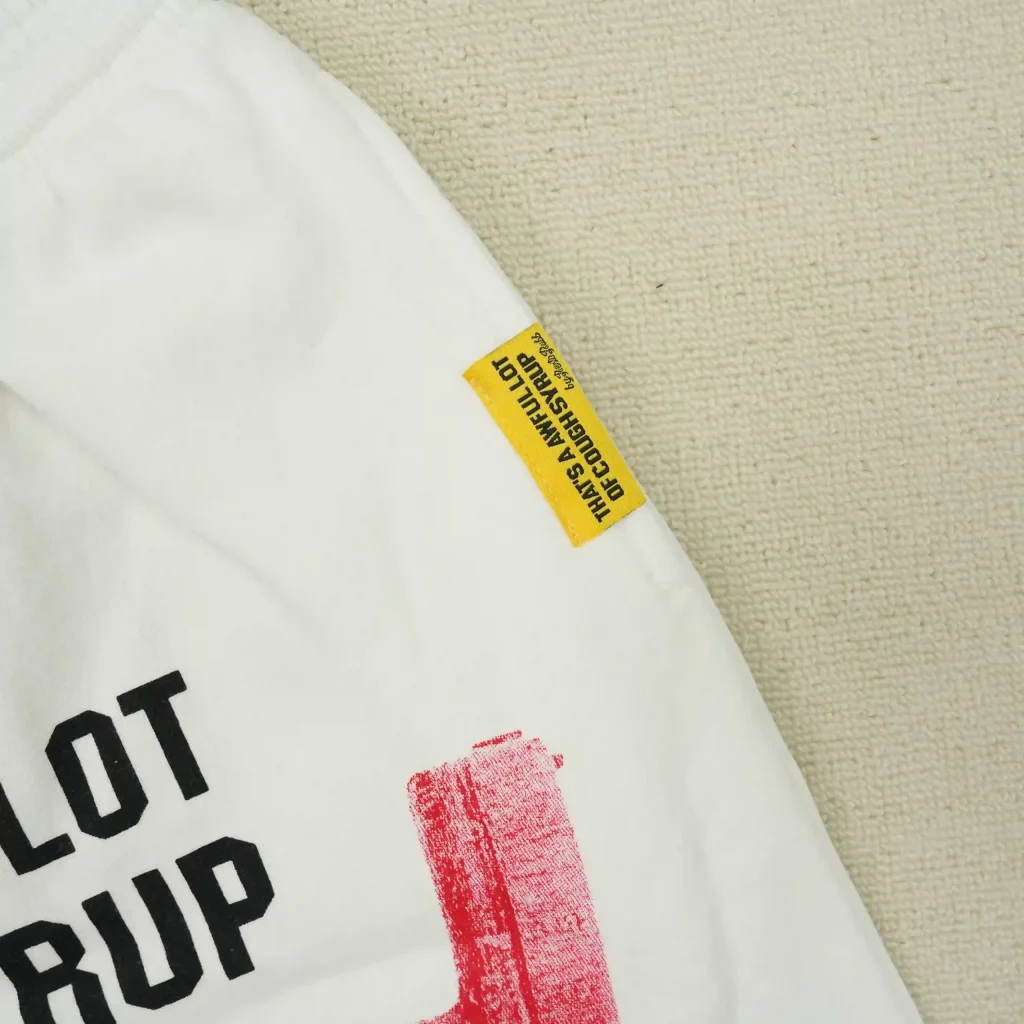 Cough Syrup White Shorts