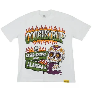 Cough Syrup Cesar E Chavez Tee White
