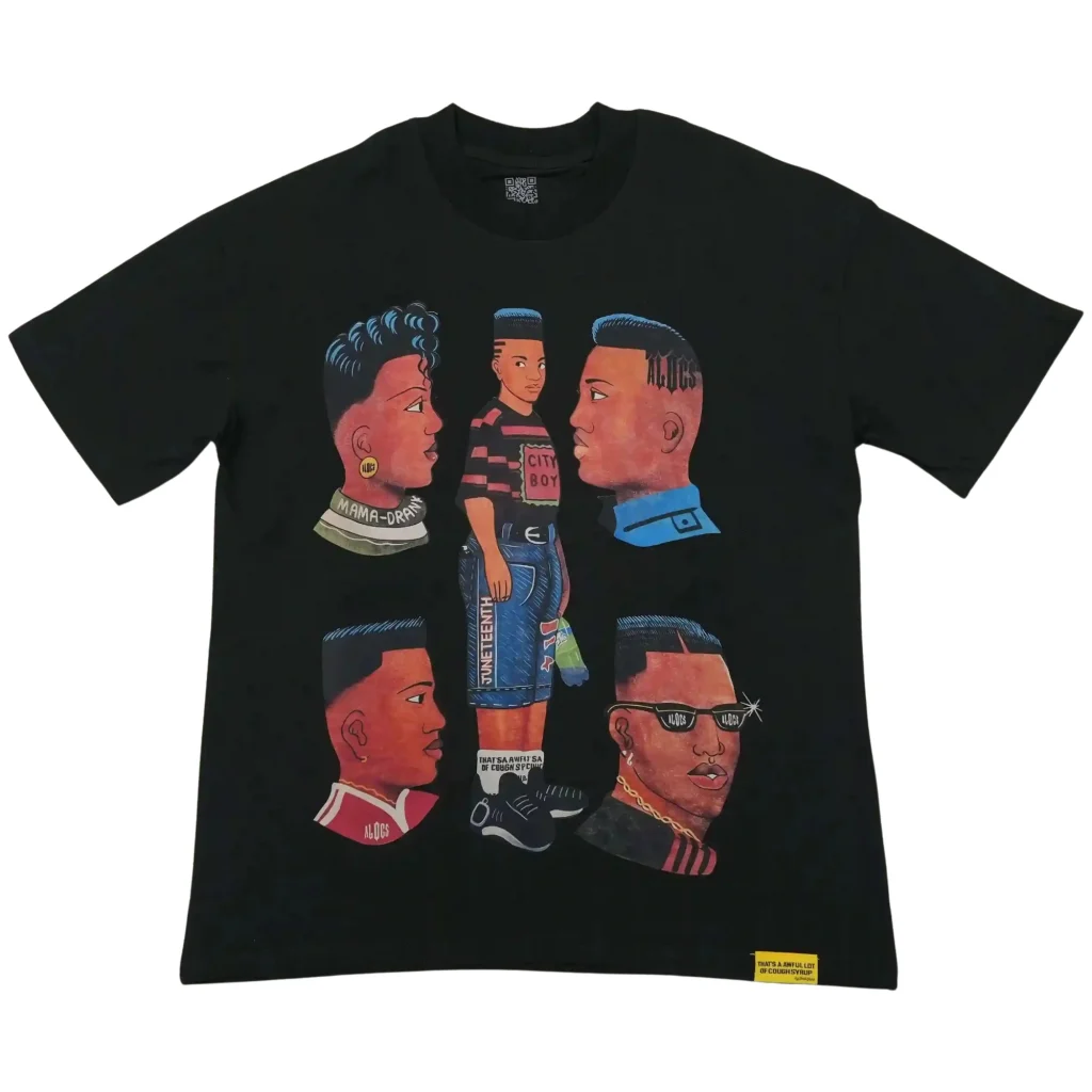 Cough Syrup City Boy Tee Black