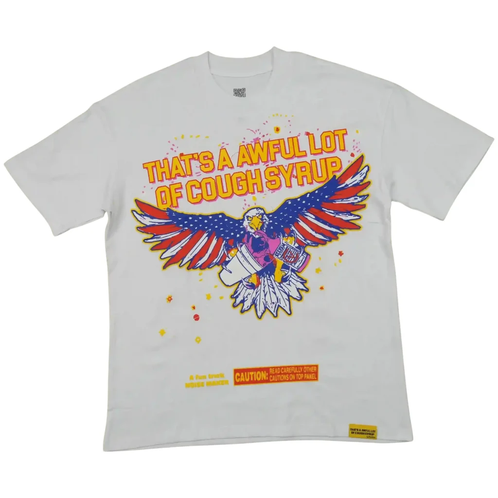 Cough Syrup Eagle Tee White
