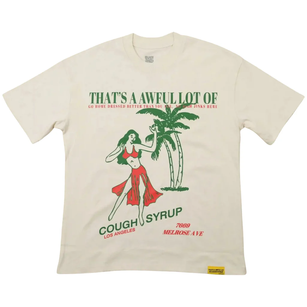 Cough Syrup Hula Tee Cream