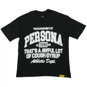 Cough Syrup Persona Tee Black