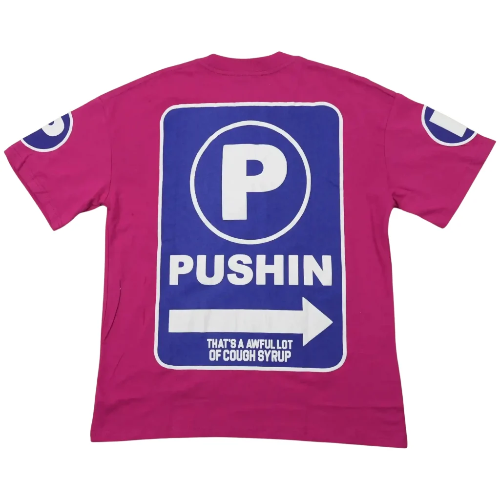 Cough Syrup P Logo Tee Pink
