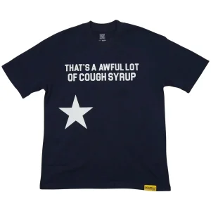 Cough Syrup Star Tee Navy