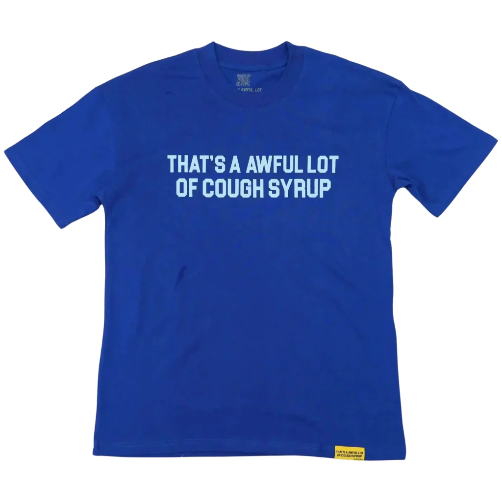 Cough Syrup Tee Royal Blue