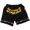 Cough Syrup Tribal Shorts Black