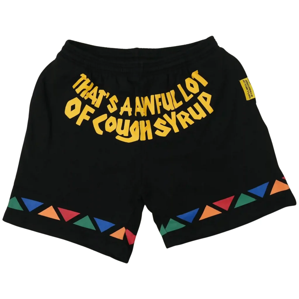 Cough Syrup Tribal Shorts Black