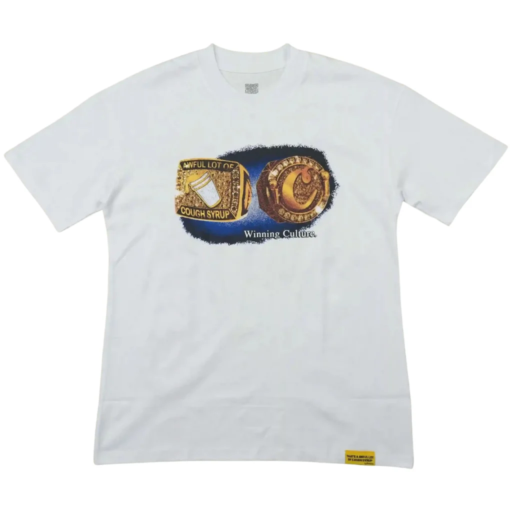 Cough Syrup Winning Culture Tee White